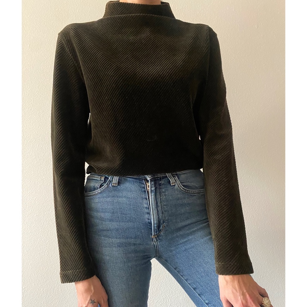 Vintage Jones New York velour pullover
